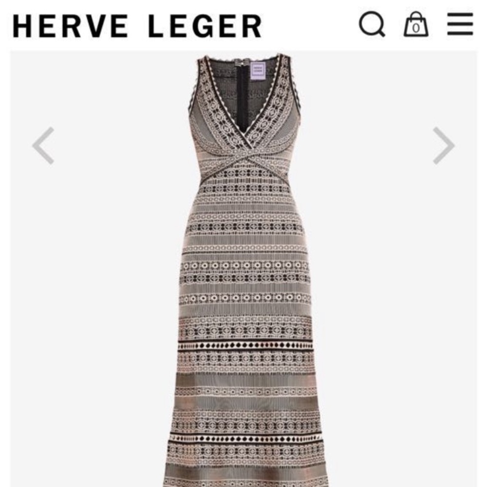 Herve Leger formal dress